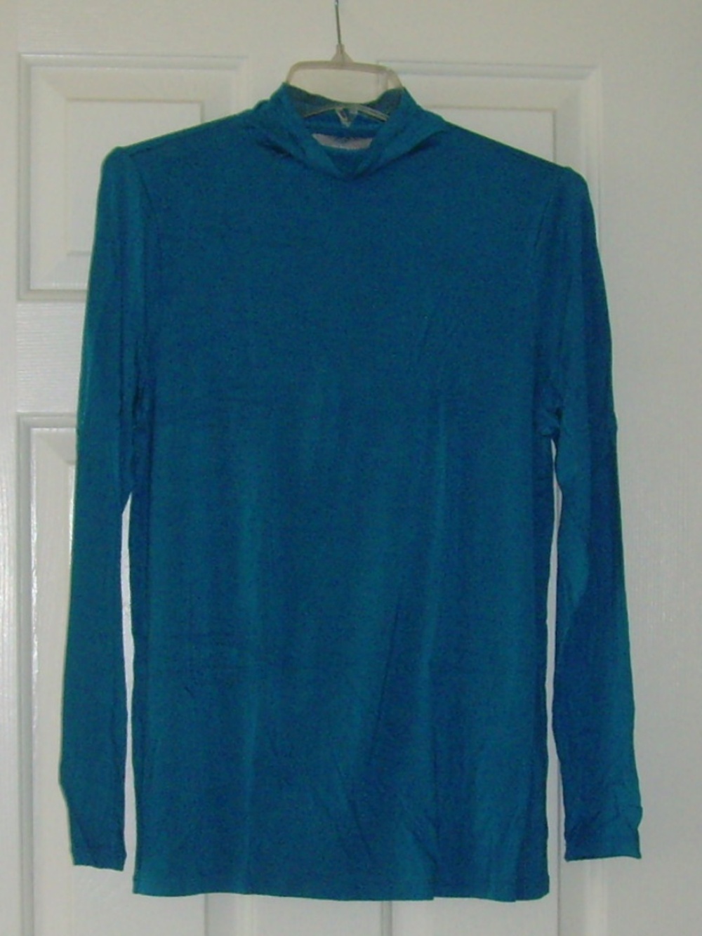 Liz Claiborne Turquoise Colored Mock Turtleneck Pullover - Large